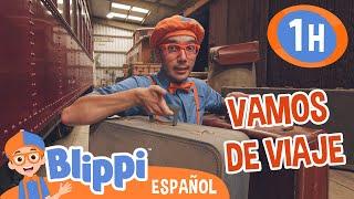 Blippi viaja en tren  | Blippi Español | Videos educativos para niños | Aprende y Juega