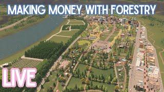 Turning trees into cash in Cider River | Cities Skylines