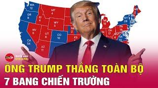 Tin thế giới mới nhất 10/11: Tổng thống đắc cử Mỹ Donald Trump toàn thắng ở 7 bang chiến trường