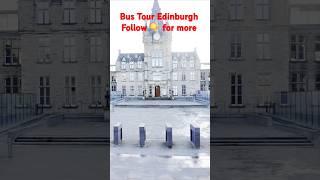 Hop on Hop off Bus Tour Edinburgh Christmas Market Winter Festivals New Year Lights #travel #fun