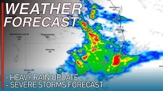 Severe Thunderstorm Outbreak and a Rain Bomb is Forecast to Develop Across Queensland this Week