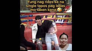 YUNG NAGRIDES KANA SINGLE LUMABAS KANG TAKEN #trending #funnyvideo #rides #funny #reaction #shorts