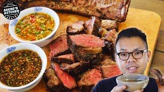 Jeow Som & Jeow Bee for Wagyu Steaks | Lao Food at Saeng’s Kitchen