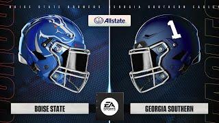 Boise State Broncos @ Georgia Southern Eagles - Full Game Simulation - College Football 25