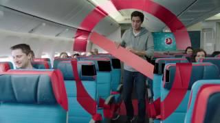 Turkish Airlines Safety Video (Zach King) decor built by SkyArt.