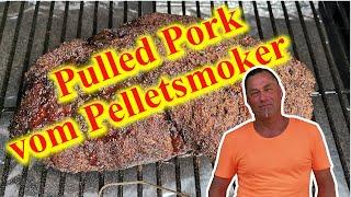 Pulled Pork vom Traeger Pellet Smoker