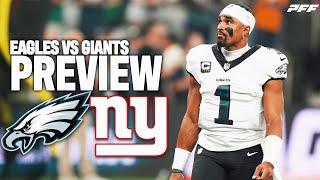 Eagles vs. Giants Week 7 Preview | PFF