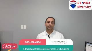 Edmonton Real Estate Market Stats Feb 2023 - Gurpreet Ghatehora Edmonton Real Estate Agent RE/MAX