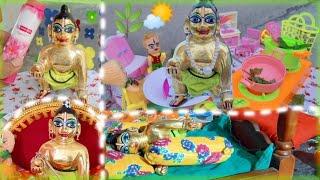 ️চৈত্র মাসে গোপালের সকাল থেকে রাত পর্যন্ত সেবাladdu gopal Summer routine#hashikhusimon