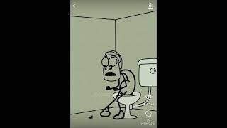 Comic Funny Clip. Bug Toilette. No Fear. Memes. #shorts