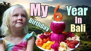 Aurora got a huge surprise on her 6th year birthday in Bali!