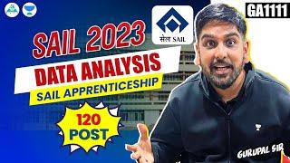 SAIL 2023 Data Analysis ||  SAIL Apprenticeship 120 Posts