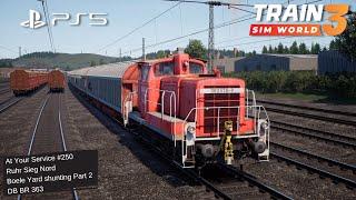 TSW 3 PS5 At Your Service #250: Ruhr Sieg Nord, Boele Yard Log shunting Part 2