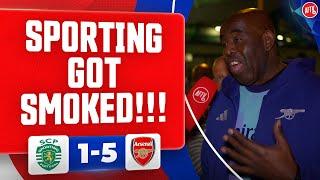 Sporting Got SMOKED!!! (Robbie) | Sporting CP 1-5 Arsenal