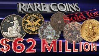 Top Coins from 62 Million Dollar Rare US Coins Auction