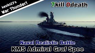 War Thunder - Naval Battle : KMS Admiral Graf Spee