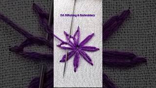 Soo easy & basic hand embroidery #shorts #trending #stitch #embroidery #ytshorts #basicstitch