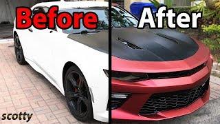 How to Plasti Dip Your Car - Chevy Camaro - with Scotty Kilmer