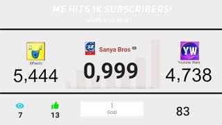 Sanya Bros 1,000 Subs