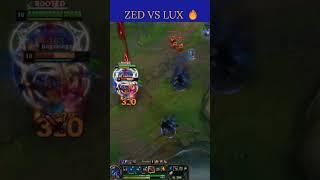 Zed Outplayed Lux  #leagueoflegends #fyp #fypシ#outplay #riotgames #zed #lux #streamer #gaming #lol