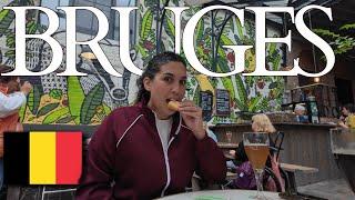 Everything I ate in a day in BRUGES, BELGIUM!