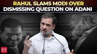 PM 'shielding' Gautam Adani abroad: Rahul Gandhi slams Modi over dismissing question on Adani in US