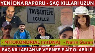 YENİ DNA RAPORU - SAÇ KILLARI ANNE VE ENES'E AİT OLABİLİR - MİTOKONDRİAL (mtDNA)   - Narin Güran