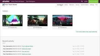 Getting Started with Amara Community Teams (Demo)