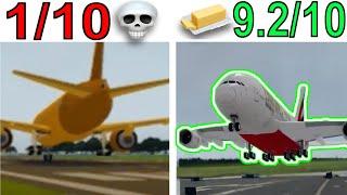 Rating your LANDINGS in AERONAUTICA | ROBLOX