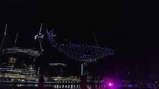 South Bank walk & Nieergoo: Spirit of the Whale - Brisfest, South Bank, Brisbane - 2023 (4K)