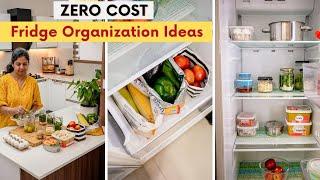 ZERO COST Fridge Organization Ideas | Organize Your Fridge for FREE