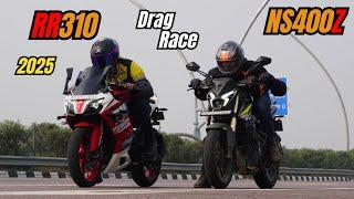 2025 RR310 vs NS400z Drag Race