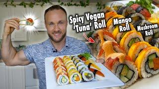 Amazing Vegan Sushi Rolls! 3 Recipes That Will Blow Your Mind