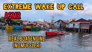 100% REAL Boat Engine NO EXHAUST ASMR! For Heavy Sleepers (CAUTION: LOUD!)