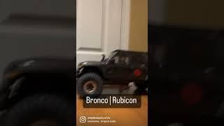 Bronco Vs Rubicon RC Crawlers