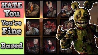 Ranking How Much I HATE You Based Off Your DBD Killer Main