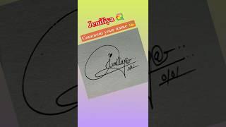 Signature your name jeniliya |#youtubeshorts #shots #ytshorts #video #signature #viral #shorts