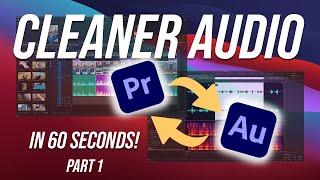 How to get Clean Audio | Adobe Premiere Pro and Audition | NOISE REDUCTION - Part 1 #Shorts