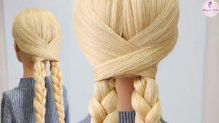 Girl hairstyle for long hair simple and easy