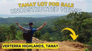 Corner Lot For Sale with Unobstructed Laguna de Bay and Tanay Mountains | Verterra Highlands