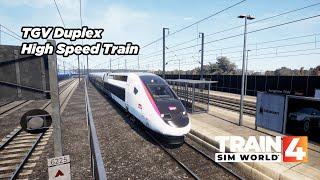 TGV Duplex High Speed Train Marseille to Saint Charles, France - Train Sim World 4