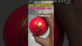 Unveiling the Magic: SG Day-Night Pink Leather Ball Unboxing Extravaganza!