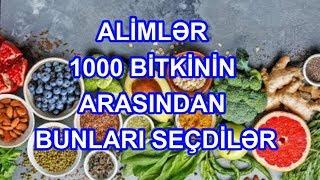 Alimlər 1000 bitkinin içindən ən faydalı 20 bitkini seçdilər