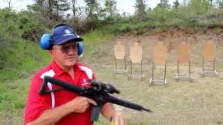 AR-15 5 shots in 1 second with fastest shooter ever, Jerry Miculek (Shoot Fast!)