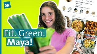 Vegan food blogger Maya Leinenbach: from family kitchen to food star of @FitGreenMind