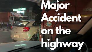 Road accident on NH 44 | Night driving is dangerous | Fagu to Delhi | Motoring with KKM