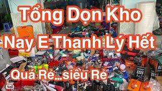 Nay em xả kho thanh lý hết lô đồ nghề tồn kho, đèn pin nhật, ống nhòm, bếp nướng, quạt pin, máy hàn