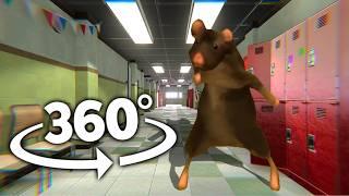 Rat Dance 360° - In YOUR School | VR/360° Experience ( Rat Dance meme )