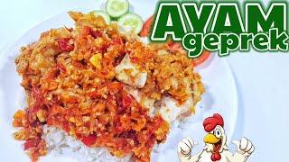 CARA MEMBUAT AYAM GEPREK PALING ENAK  ||  MASAK APA HARI INI - RESEP MASAKAN AYAM SIMPLE