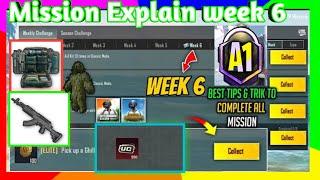 BGMI/PUBG Mission Explained week 6 only || UC STATION UC BUY 200% Bonus #bgmi #week6mission